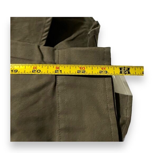 Munsingwear Mens Olive Green Long-Sleeve Button-Up Shirt Size L - Picture 6 of 12